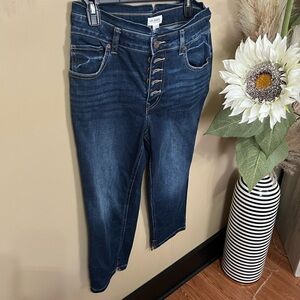 7 For All Mankind Dark Blue High Rise Jeans